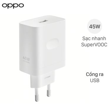 Adapter Sạc SuperVOOC 45W OPPO VCB4JAUH