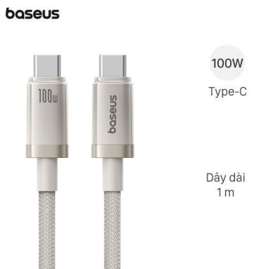 Cáp Type C - Type C 1m Baseus Titanium Alloy CB000136