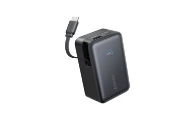 Pin sạc dự phòng 10000mAh Type C PD QC 3.0 45W Anker A1638 kèm cáp dây rút Type C