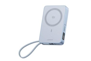 Pin sạc dự phòng Polymer Không dây Magnetic Qi2.2 Type C PD 30W Ugreen PB773 kèm Cáp Type C