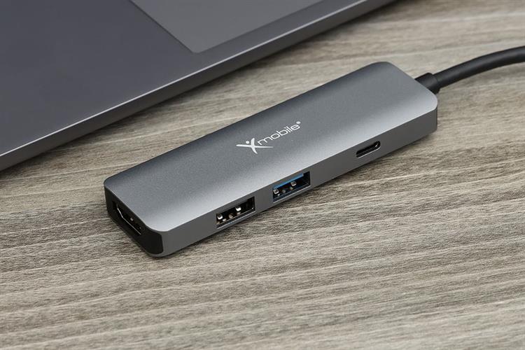 Adapter chuyển đổi Type C 4 in 1 Xmobile DS606H